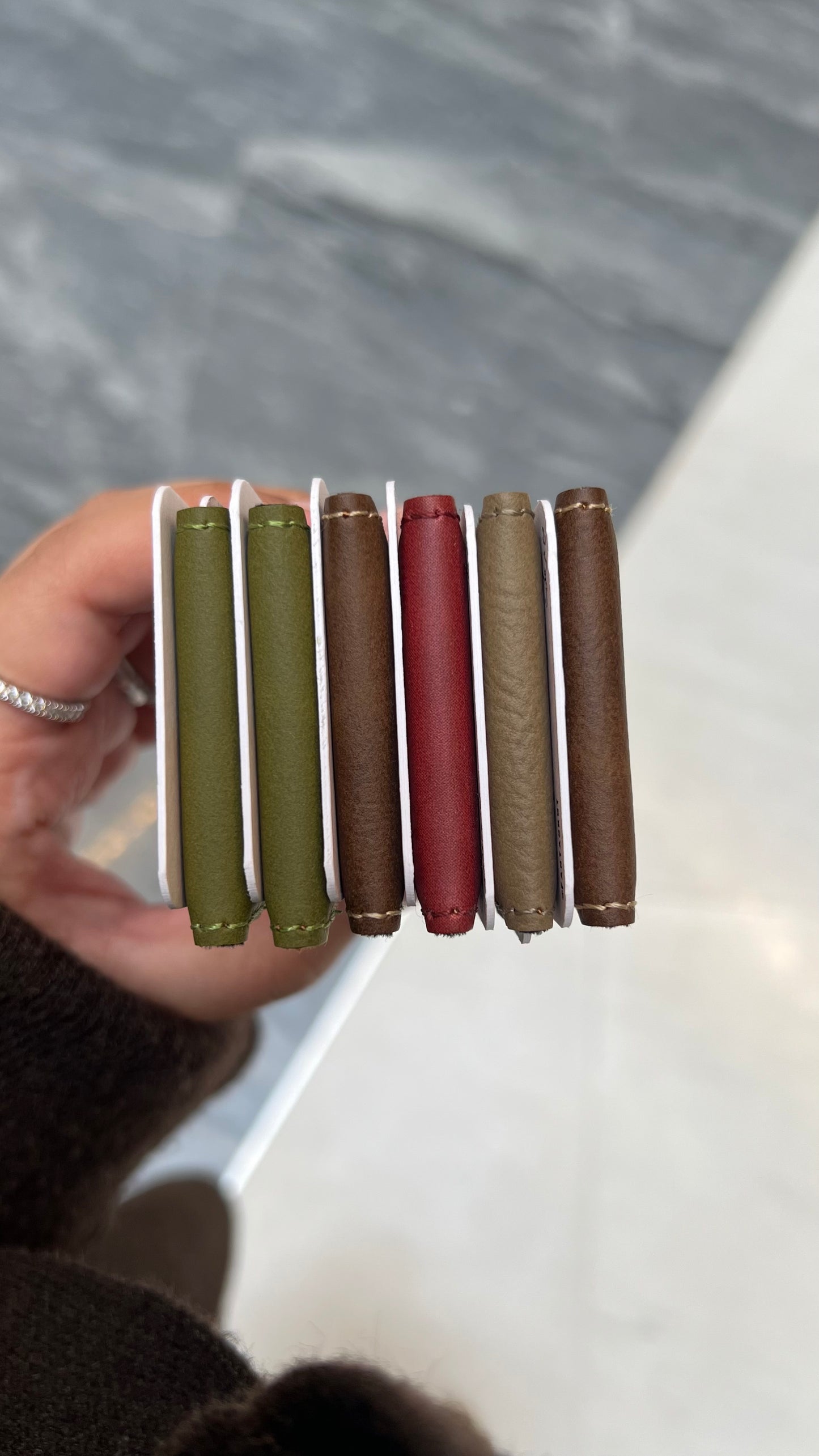 Leather Magnetic Bookmark